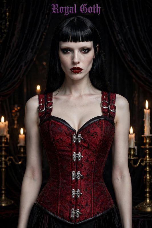 Vintage Regal Corsets Gothic Bustiers with Clasps