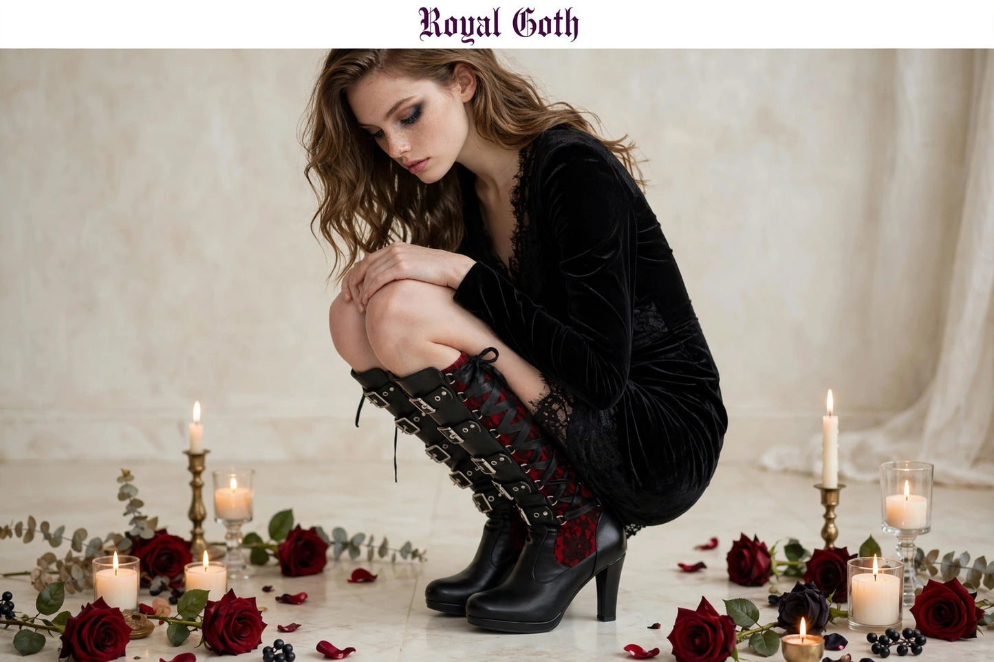 Velvet Victorian Boots
