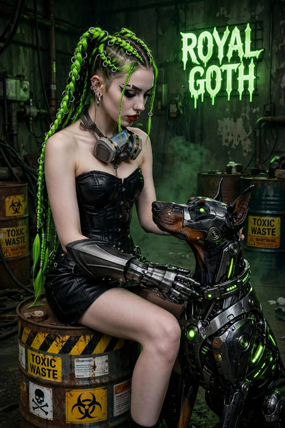 Mechanic Long Gloves Techwear Hand Armor