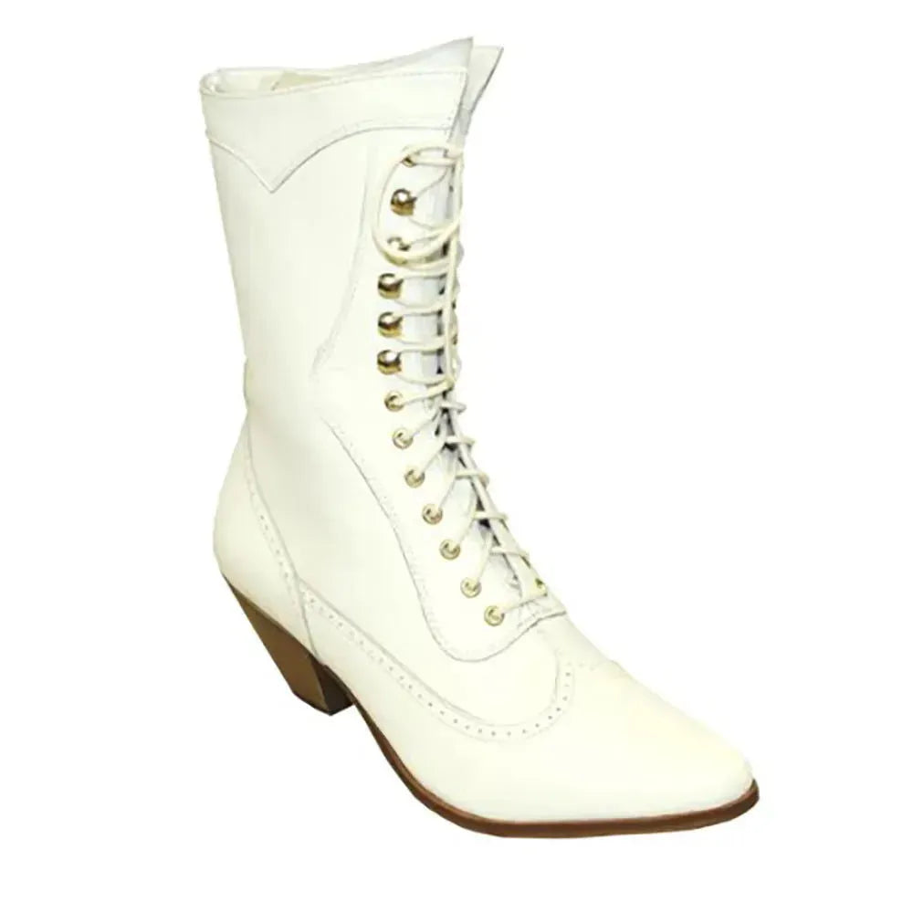 Rawhide Leather Cowgirl Boot