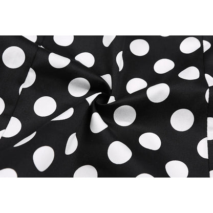 Retro Vintage 50s Polka Dot Pin Up Women's Blouses