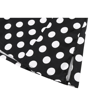 Retro Vintage 50s Polka Dot Pin Up Women's Blouses