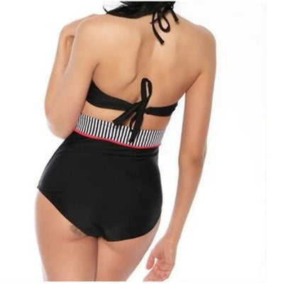 Retro Swimsuit Vintage Pin Up High Waist Bikini Bathing Suit