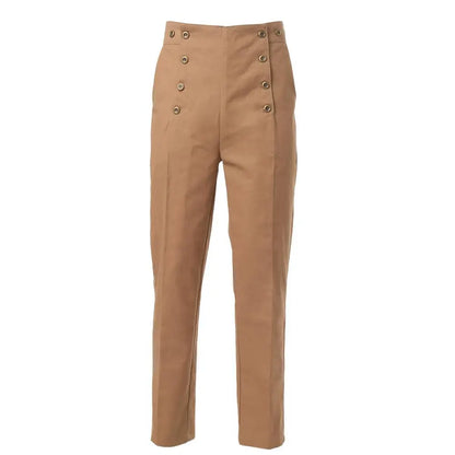 Medieval Historical Retro Pants Steampunk Overalls Casual Pants