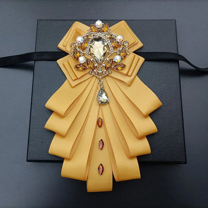 High-end Bow Tie Collar Flower French Business Suit Shirt