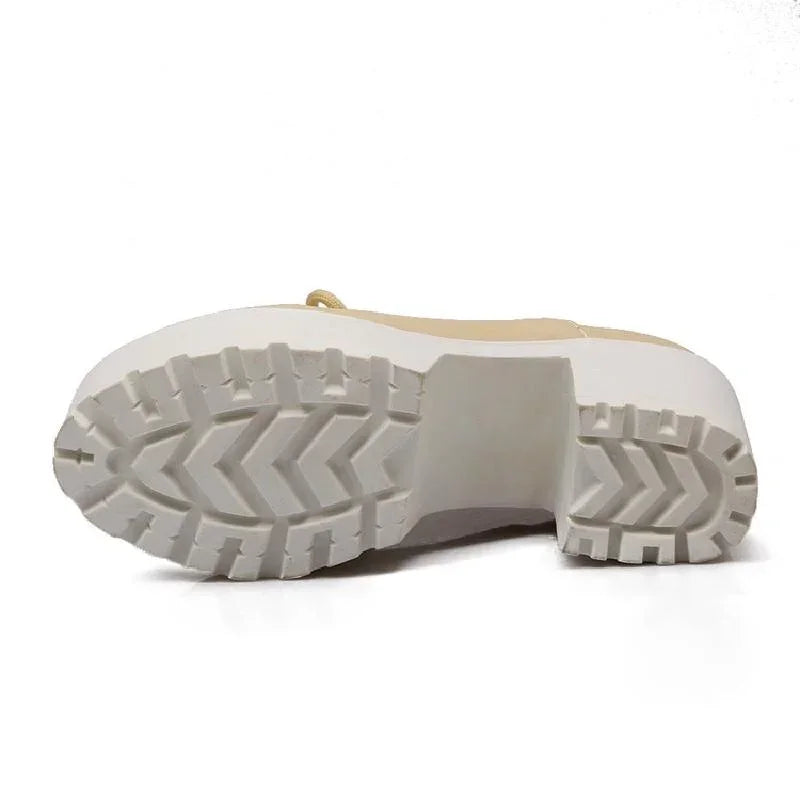 Pumps Chunky Block High Heels Shoes