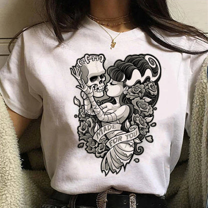 Rockabilly graphic manga tshirt