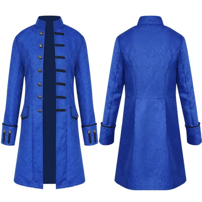 Long Gothic Coat Steampunk Vampire Trench Coat