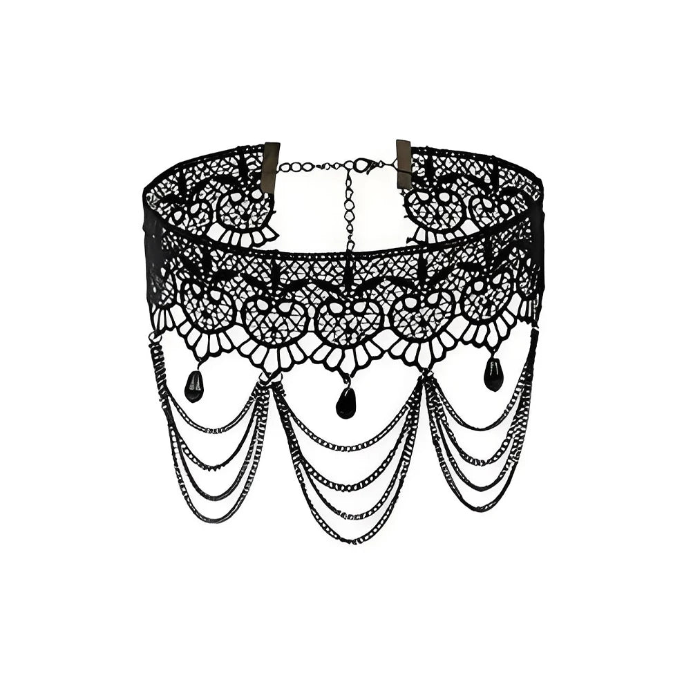Lace Chokers Necklace Clavicle Chain Choker
