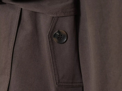British fall style lapel double-breasted trench coat