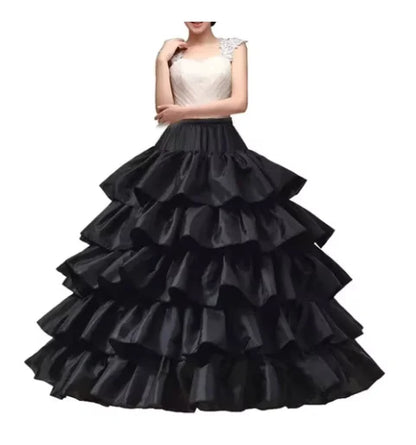 Hollow Lace Bird Cage Fish Bone Skirt Cosplay Dress Skirt Petticoat Dress