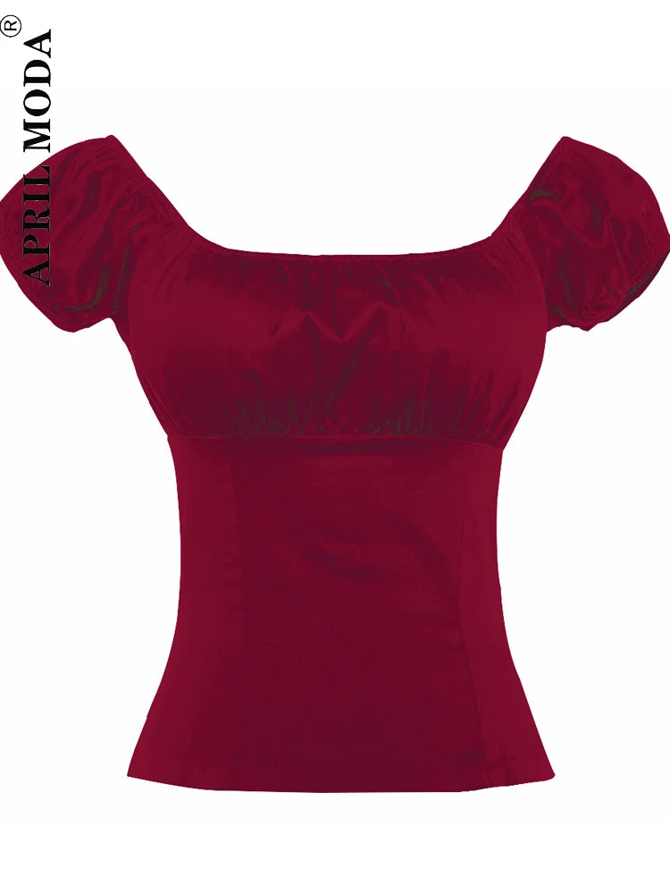 Retro Vintage 50s Polka Dot Pin Up Women's Blouses