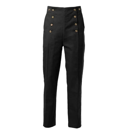 Medieval Historical Retro Pants Steampunk Overalls Casual Pants