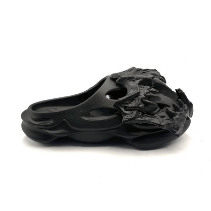 Skull Slipper Thick Sole Sandals Anti Slip Non Slip Alternative Shoes