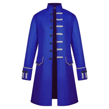 Long Gothic Coat Steampunk Vampire Trench Coat