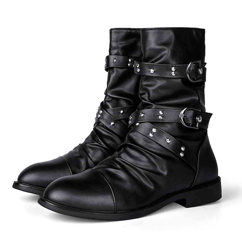 High Top Military Gothic Boots