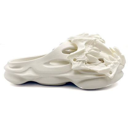Skull Slipper Thick Sole Sandals Anti Slip Non Slip Alternative Shoes
