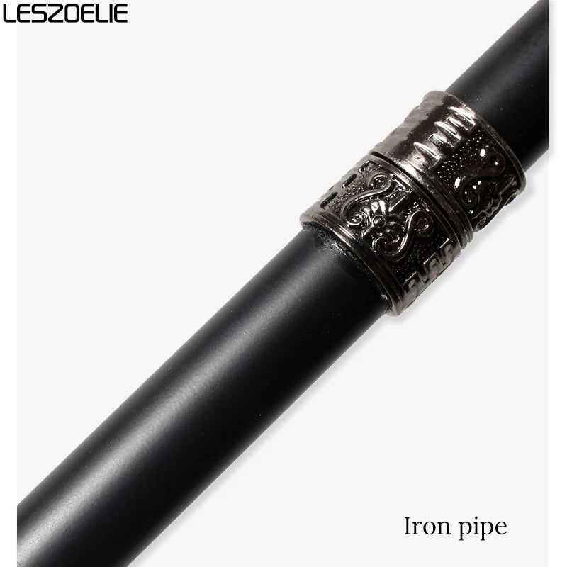 Silver Black Resin Skull Head Walking Stick Cane