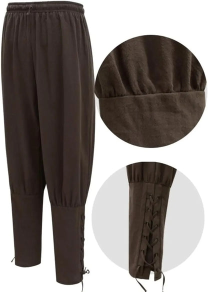 Ankle Banded Pants Medieval Pants Renaissance Trousers for Adult