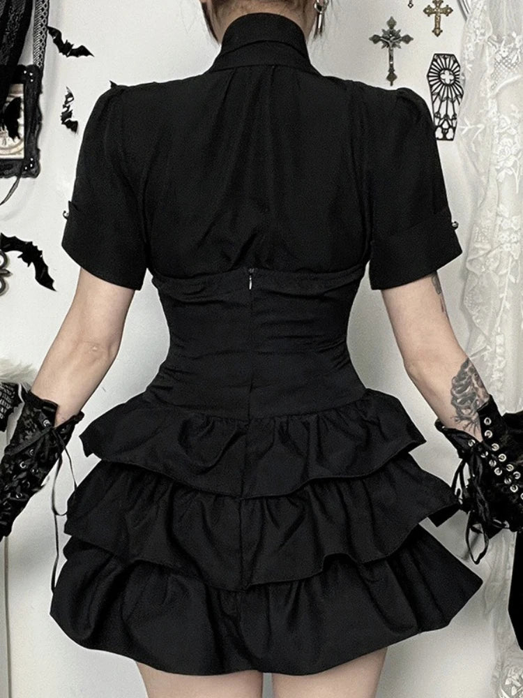 Sleeveless Chain High Waist Dress