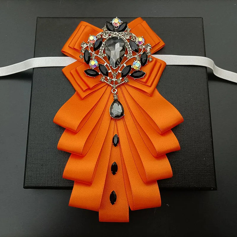 High-end Bow Tie Collar Flower French Business Suit Shirt