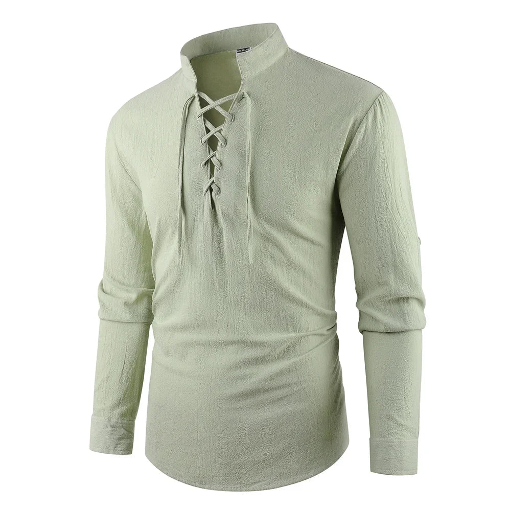Vintage Pirate Medieval Viking Long Sleeved Shirt