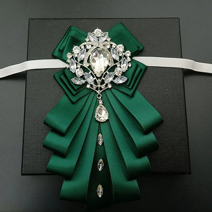 High-end Bow Tie Collar Flower French Business Suit Shirt