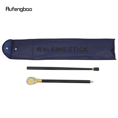 Artificial White Diamond Skull Walking Cane Gentleman