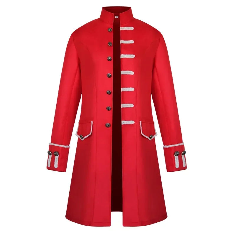 Long Gothic Coat Steampunk Vampire Trench Coat