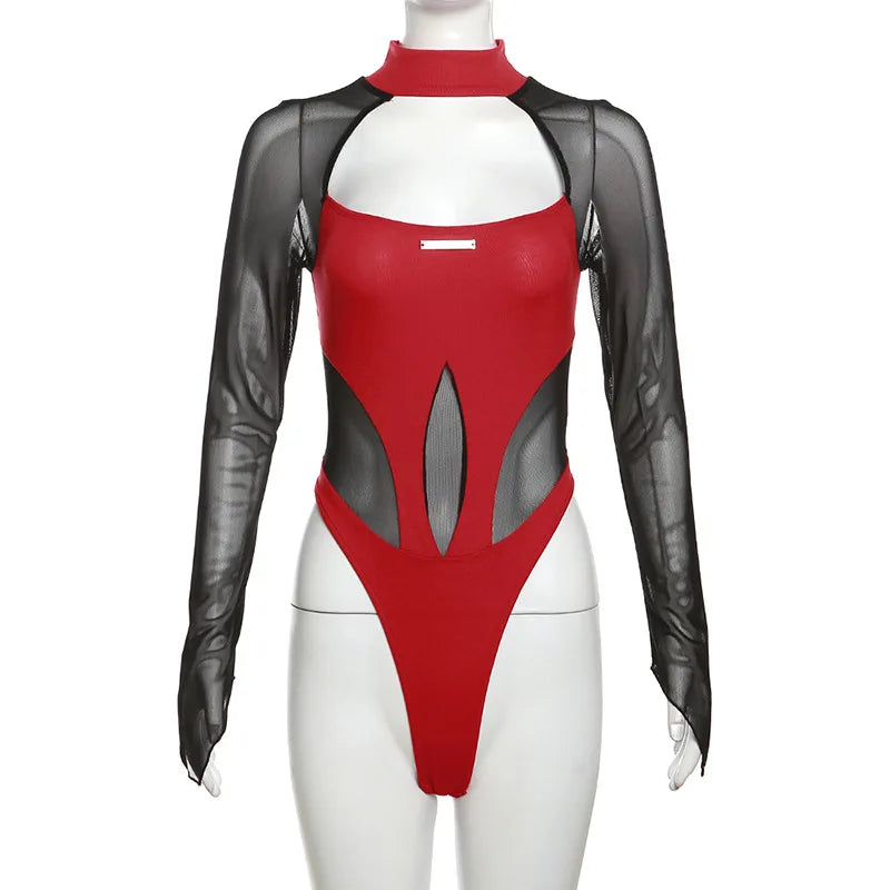 Red Huntress Cyber Bodysuit