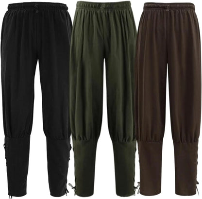 Ankle Banded Pants Medieval Pants Renaissance Trousers for Adult