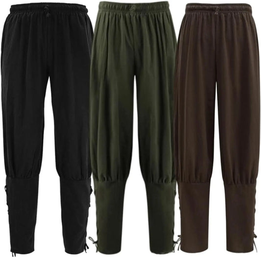 Ankle Banded Pants Medieval Pants Renaissance Trousers for Adult