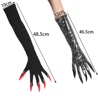 Long Ghost Claw Gloves