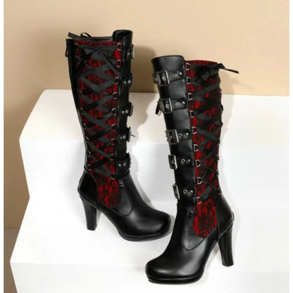 Velvet Victorian Boots