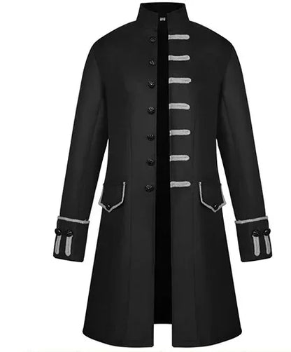 Long Gothic Coat Steampunk Vampire Trench Coat