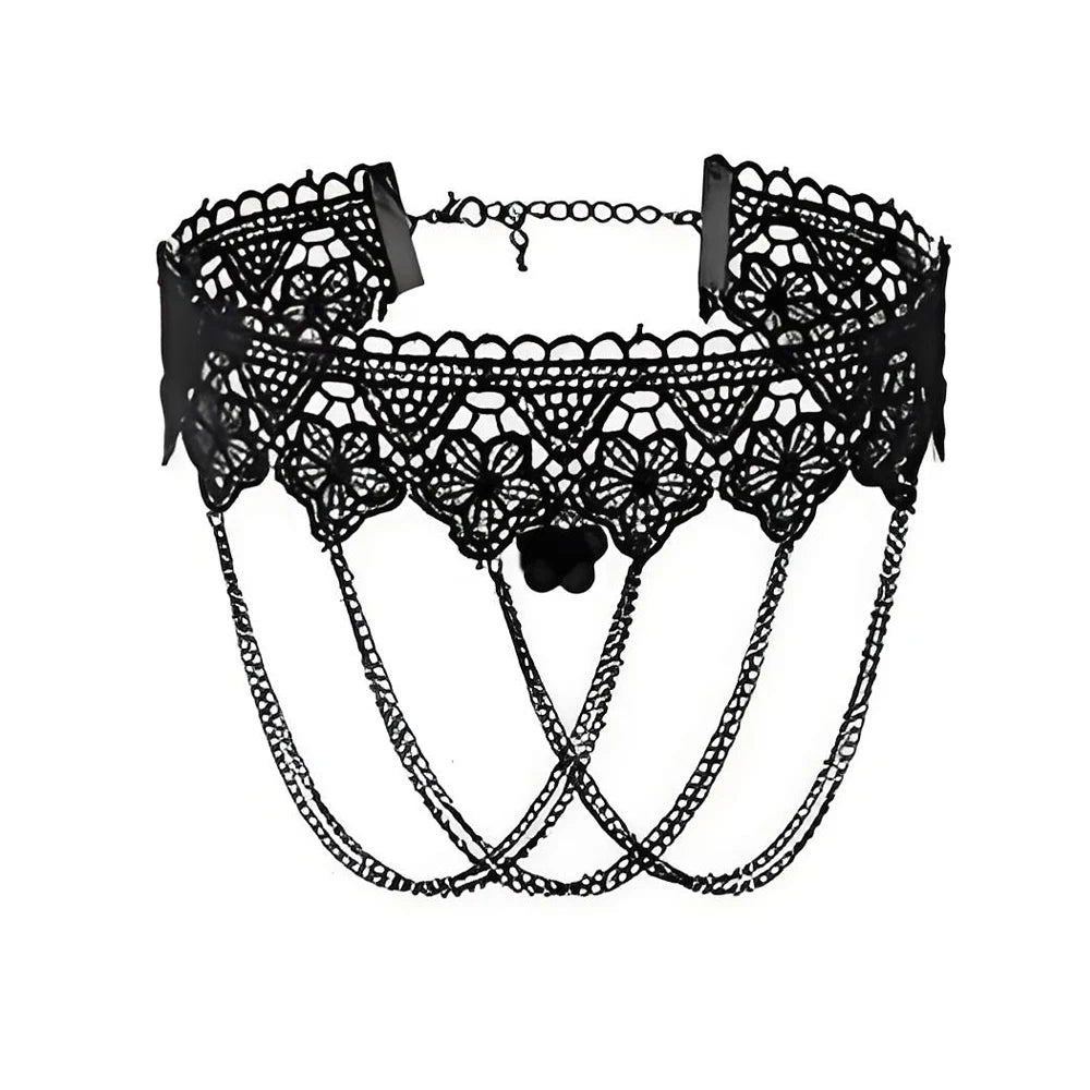 Lace Chokers Necklace Clavicle Chain Choker