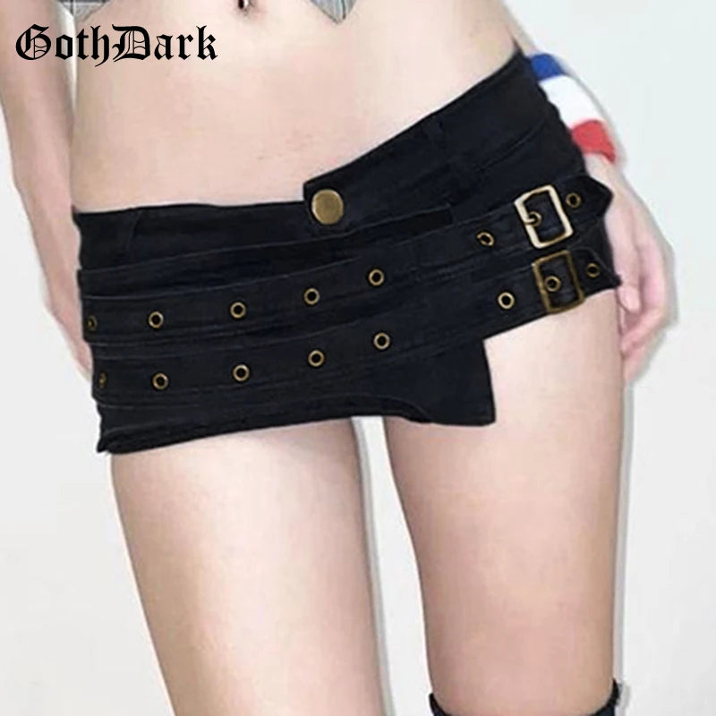 Ultrashort Skinny Cyber Shorts