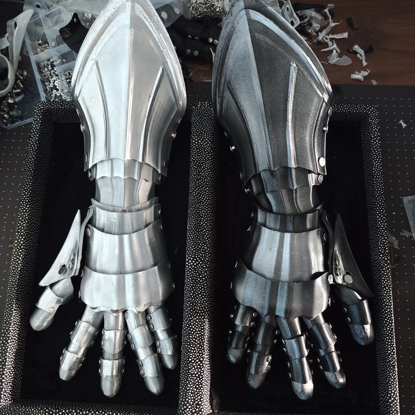 Mechanic Long Gloves Techwear Hand Armor
