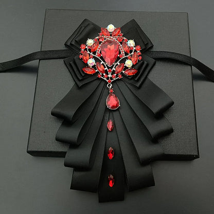 High-end Bow Tie Collar Flower French Business Suit Shirt