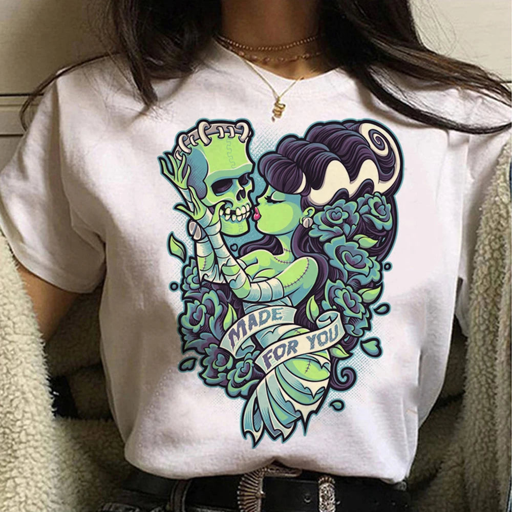 Rockabilly graphic manga tshirt
