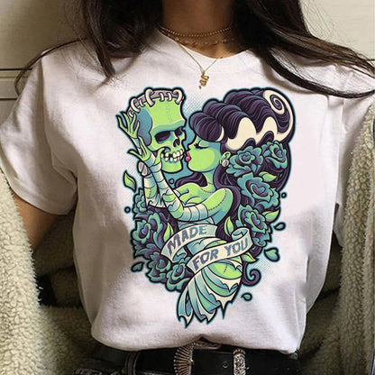 Rockabilly graphic manga tshirt