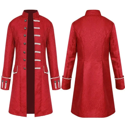 Long Gothic Coat Steampunk Vampire Trench Coat
