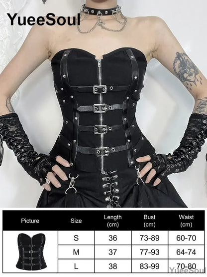 Gothic Lace Mesh Crop Spaghetti Strap Tops