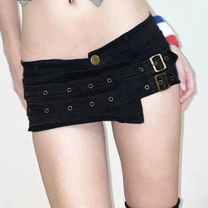 Ultrashort Skinny Cyber Shorts