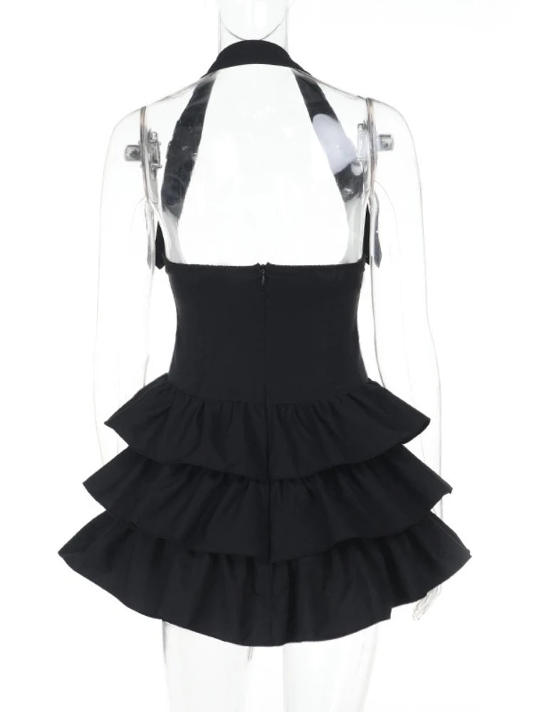 Sleeveless Chain High Waist Dress