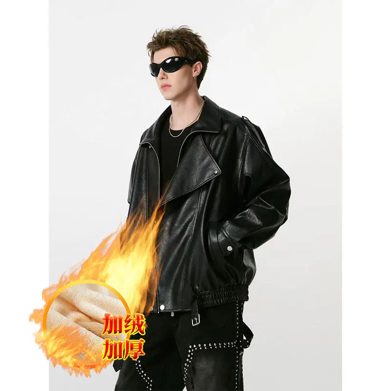 Solid Turn Down Collar Fall Jacket