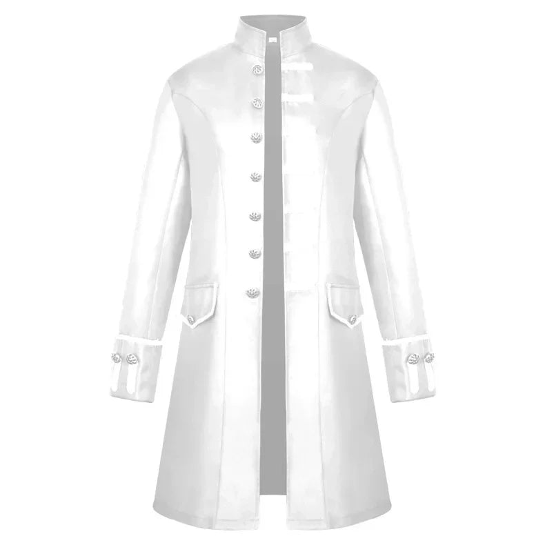 Long Gothic Coat Steampunk Vampire Trench Coat