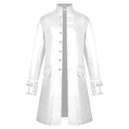 Long Gothic Coat Steampunk Vampire Trench Coat
