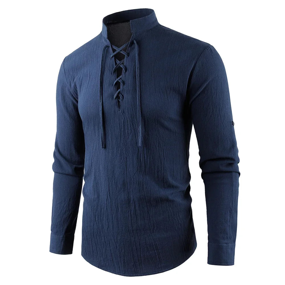 Vintage Pirate Medieval Viking Long Sleeved Shirt