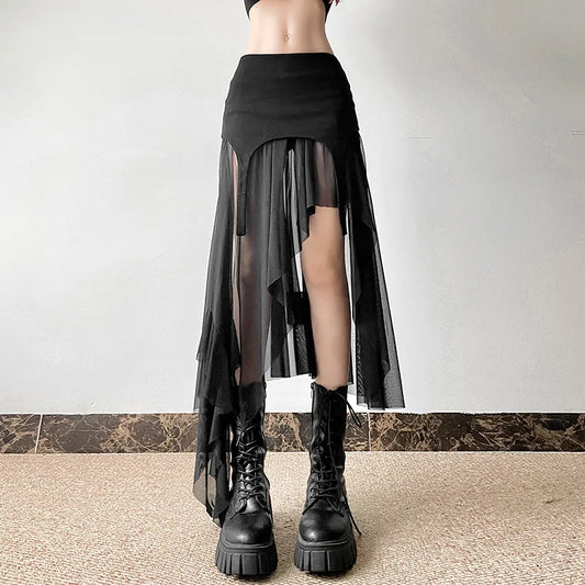 Shredded Streetwalk Alt Skirt